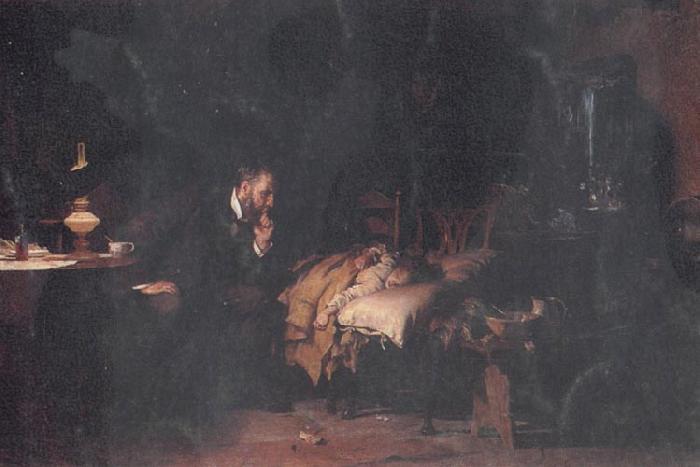 Luke Fildes The Doctor France oil painting art